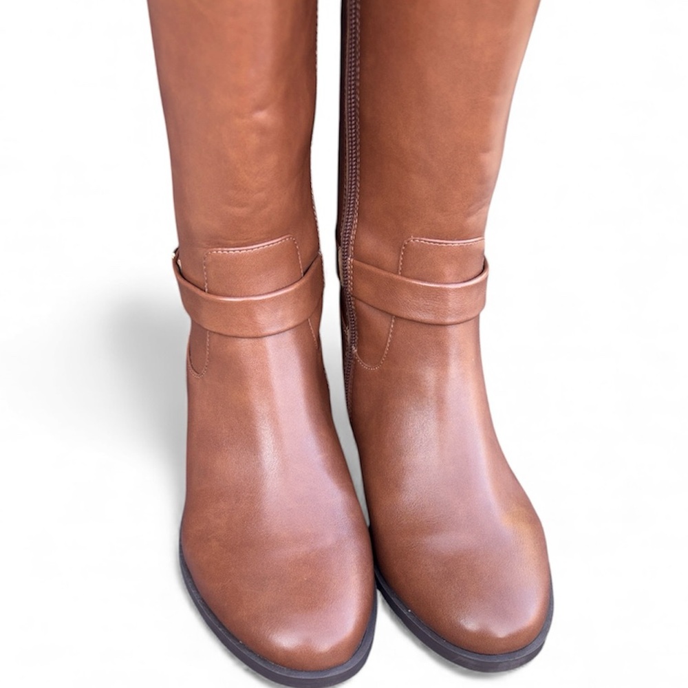 CHARTER CLUB Ladies Johannes Knee-high Boots in Cognac Size 6.5  LIKE NEW!!! - Picture 8 of 8